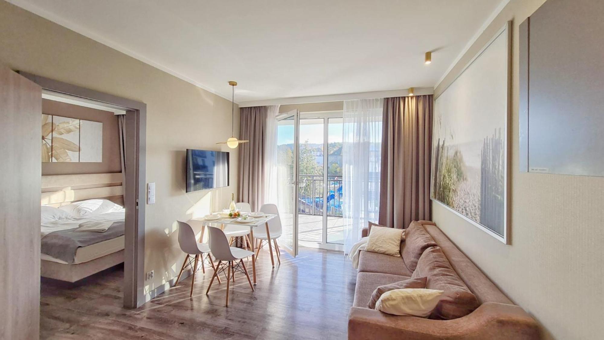 Holiday Home Bel Mare 305E Z Sypialnia I Z Balkonem Międzyzdroje Kültér fotó